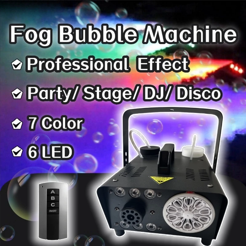 Smoke Stopper - Remote Control Smoke Bubble Machine With