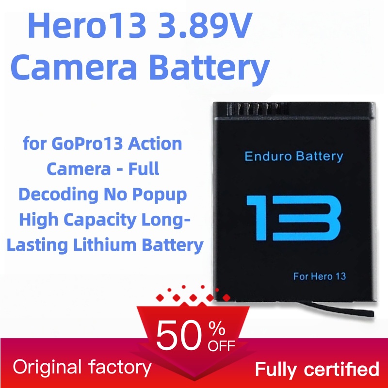 Drone With Camera - Hero13 3.89V Camera Battery for GoPro13