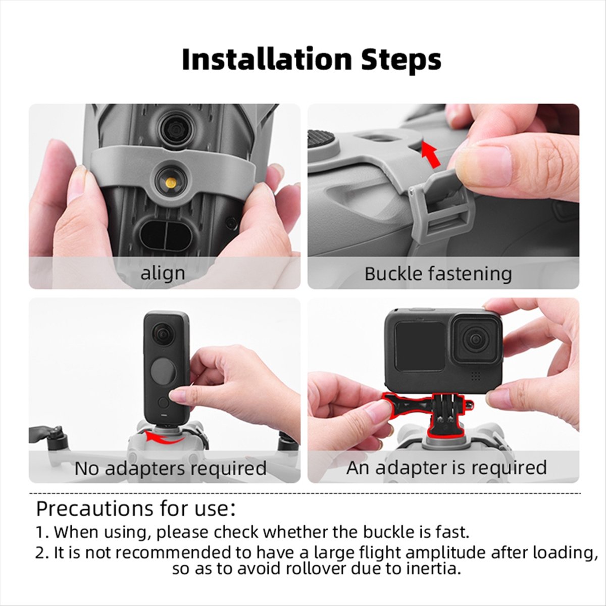 ●Expansion Bracket for Air 3 D - огляд і ціна Drone With Camera
