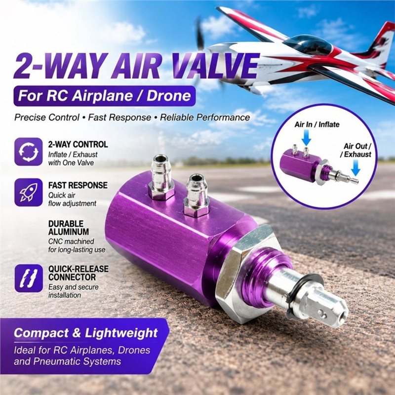 ABLG 2-Way Air Valve For RC Ai - огляд і ціна Rc Drone