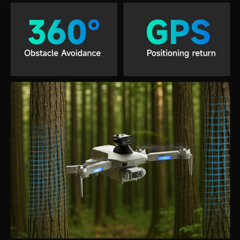 Large GPS Screen Dron Aerial B - огляд і ціна 4 In 1 Esc