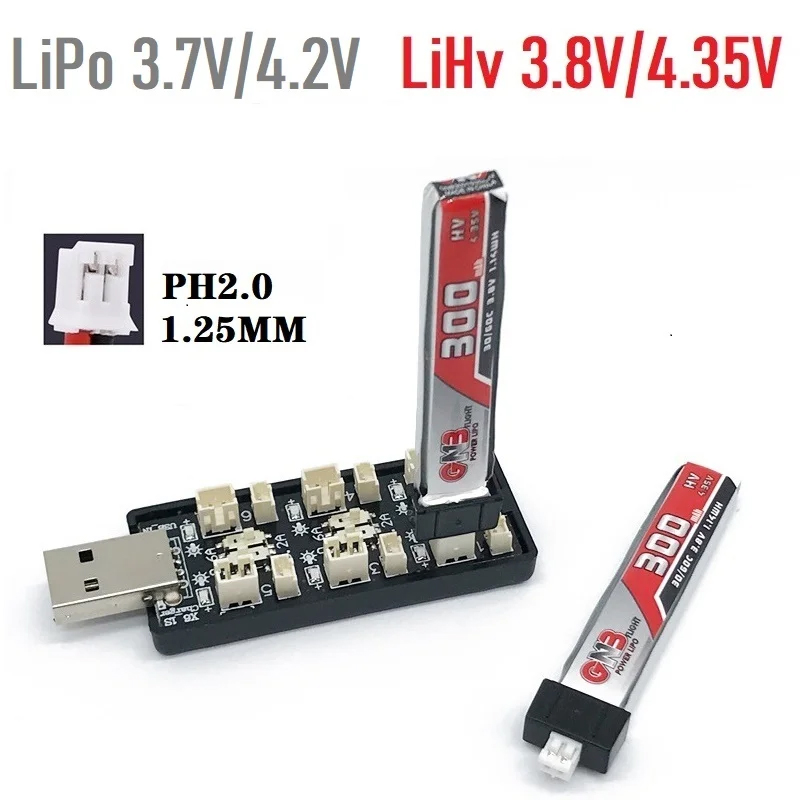 6CH USB 1S LiPo/LiHv 3.7V/4.2V - огляд і ціна Balance Charger Rc