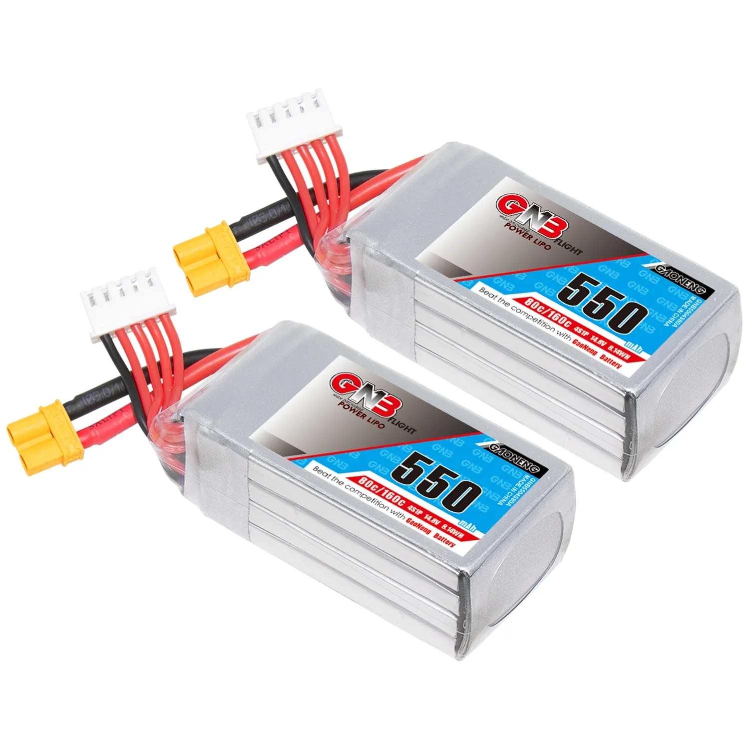 550mAh 4S 14.8V 80C with XT30  - огляд і ціна Lipo Battery 4S