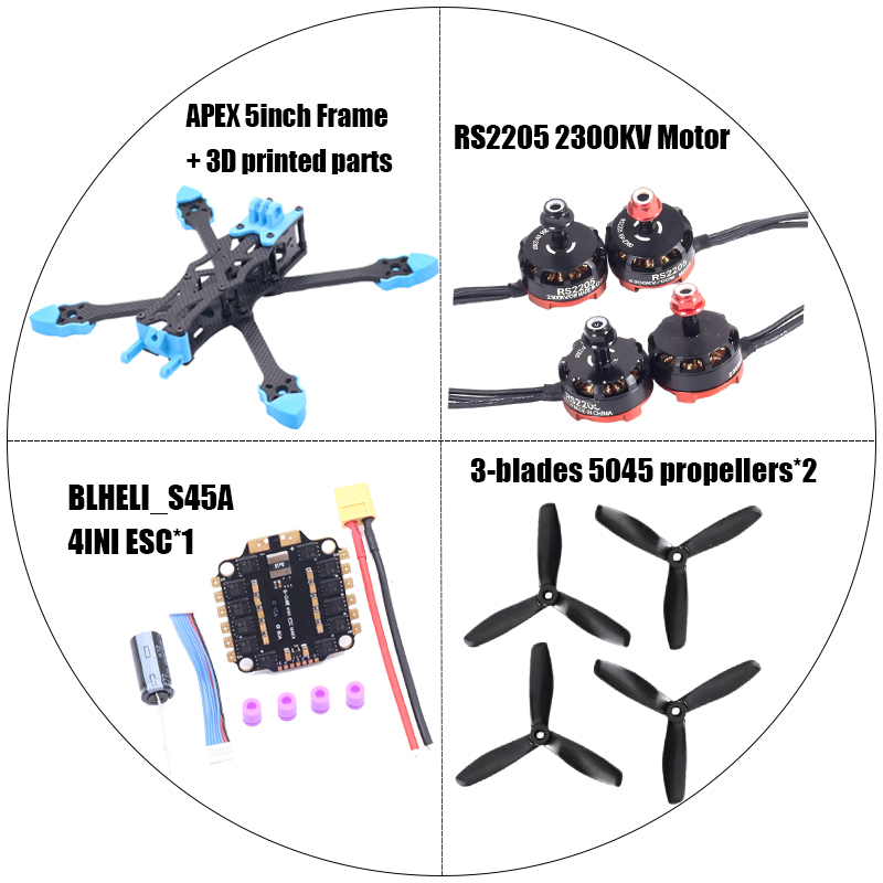 An APEX 5inch FPV Drone Frame  - огляд і ціна F722 Flight Controller
