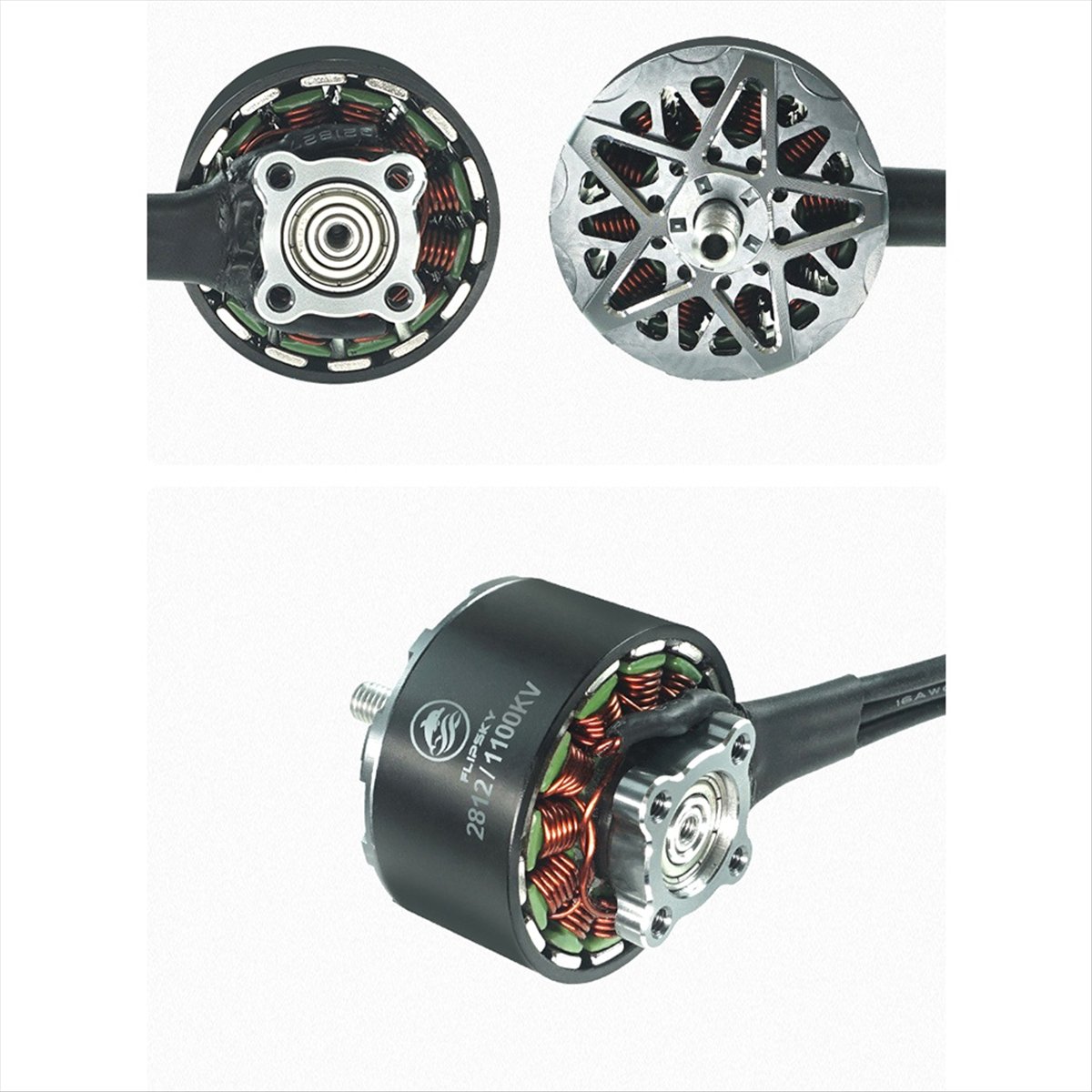 【Motor Parts】 2812 1100KV Brus - огляд і ціна Rc Drone