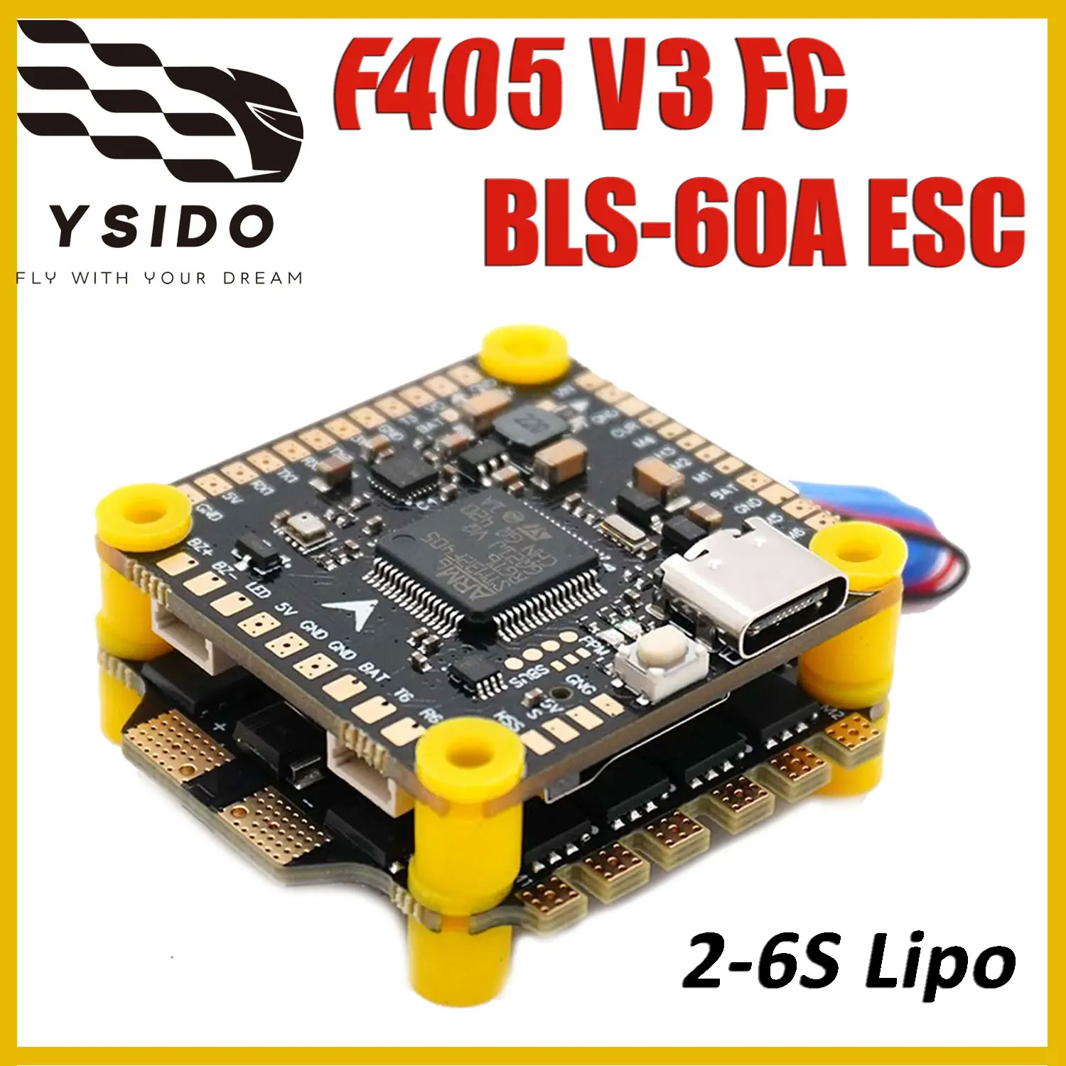 YSIDO F405 V3 Flight Controlle - огляд і ціна Analog Fpv Camera